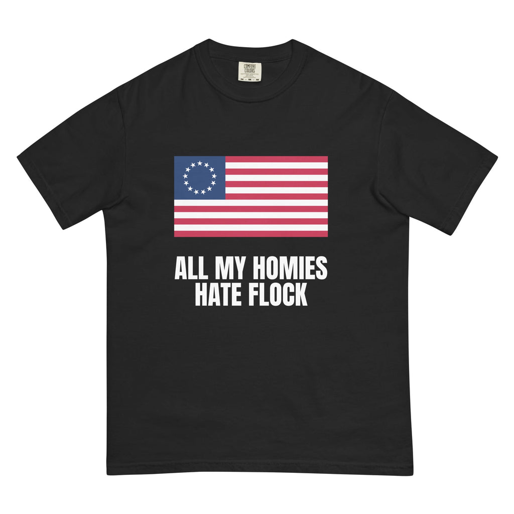 All My Homies Flag Tee front