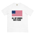 All My Homies Flag Tee white front