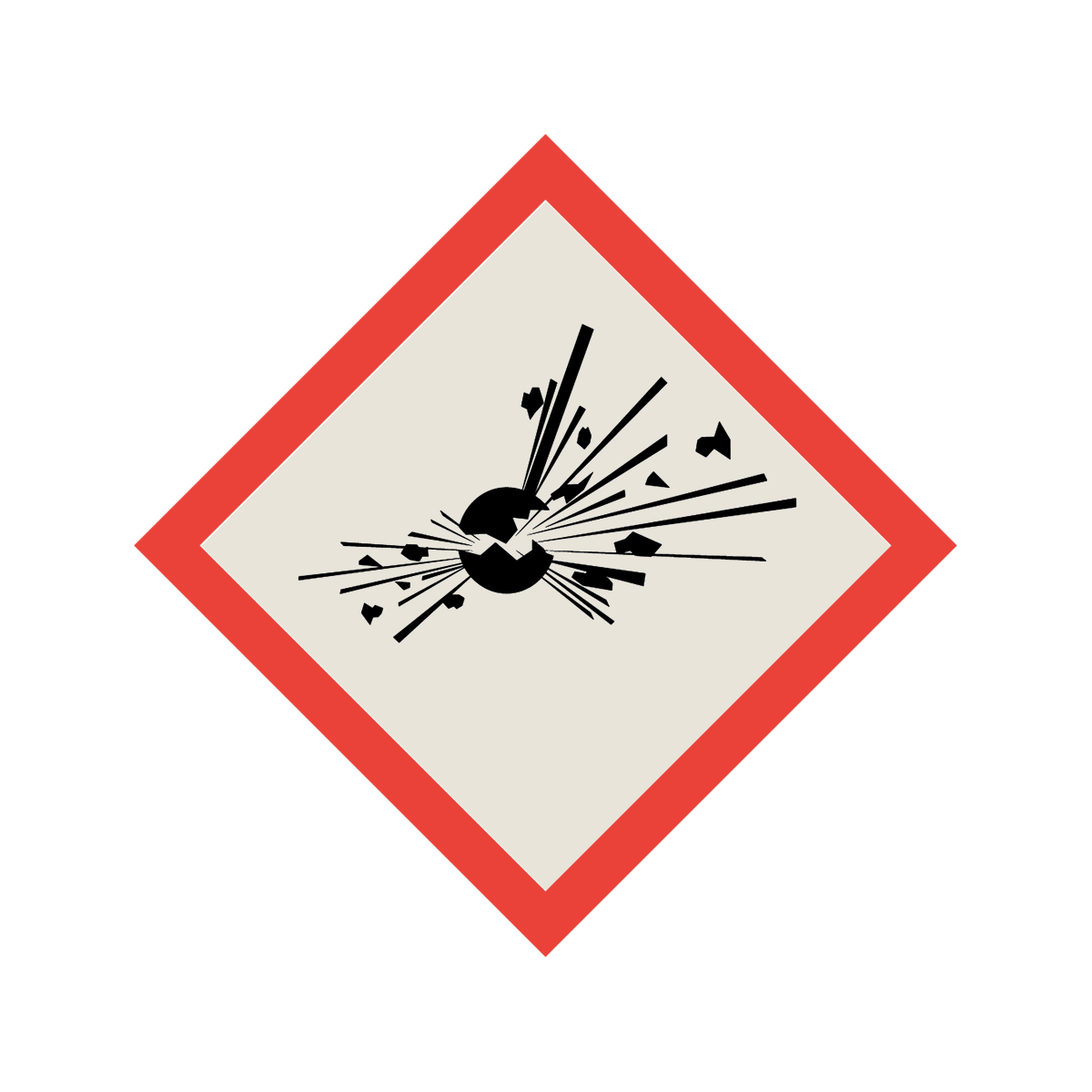 Spearhead Red Diamond placard